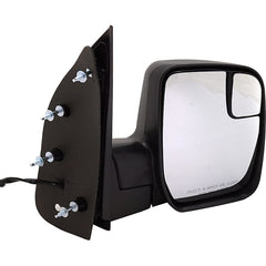 KOOL VUE MIRRORSECONOLINE VAN 10-14 MIRROR RH, Non-Towing, Power, Manual Folding, Non-Heated, Textured, No Auto-dimming, BSD, Memory, and Signal Light, 4-Bolt Mount