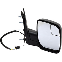 KOOL VUE MIRRORSECONOLINE VAN 10-14 MIRROR RH, Non-Towing, Power, Manual Folding, Non-Heated, Textured, No Auto-dimming, BSD, Memory, and Signal Light, 4-Bolt Mount