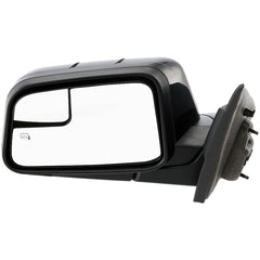 KOOL VUE MIRRORSEDGE 09-11 MIRROR LH, Power, Heated, Manual Folding, Paintable, w/ Blind Spot Glass and Memory, No Auto-dimming and Signal Light
