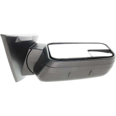 KOOL VUE MIRRORSEDGE 09-11 MIRROR LH, Power, Manual Folding, Non-Heated, Textured, w/ Blind Spot Glass, No Auto-dimming, Memory, and Signal Light