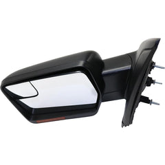 KOOL VUE MIRRORSF-150 11-14 MIRROR LH, Non-Towing, Power, Manual Folding, Heated, Textured, w/ Blind Spot Glass and Signal Light, No Memory and Puddle Light
