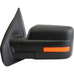 KOOL VUE MIRRORSF-150 11-14 MIRROR LH, Non-Towing, Power, Manual Folding, Heated, Textured, w/ Blind Spot Glass and Signal Light, No Memory and Puddle Light