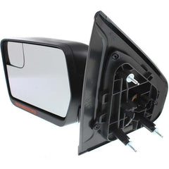KOOL VUE MIRRORSF-150 11-14 MIRROR LH, Non-Towing, Power, Power Folding, Heated, Paintable, w/ Blind Spot Glass, Memory, Puddle Light, and Signal Light