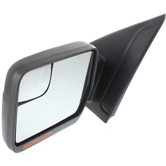 KOOL VUE MIRRORSF-150 11-14 MIRROR LH, Non-Towing, Power, Power Folding, Heated, Paintable, w/ Blind Spot Glass, Memory, Puddle Light, and Signal Light