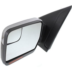 KOOL VUE MIRRORSF-150 11-14 MIRROR LH, Non-Towing, Power, Power Folding, Heated, Chrome, w/ Blind Spot Glass, Memory, Puddle Light, and Signal Light