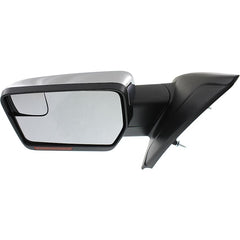 KOOL VUE MIRRORSF-150 11-14 MIRROR LH, Non-Towing, Power, Power Folding, Heated, Chrome, w/ Blind Spot Glass, Memory, Puddle Light, and Signal Light
