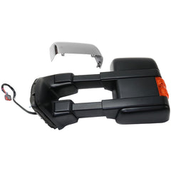 KOOL VUE MIRRORSF-SERIES SUPER DUTY 10-16 TOWING MIRROR LH, Power, Power Folding, Heated, Chrome/Paintable, 2 Caps, w/ Auto Extend, Memory, and Signal Light, w/ Side Marker