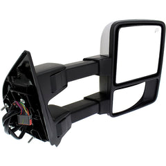 KOOL VUE MIRRORSF-SERIES SUPER DUTY 10-10 TOWING MIRROR RH, Power, Power Folding, Heated, Chrome/Paintable, 2 Caps, w/ Auto Extend, Memory, and Signal Light, w/ Side Marker