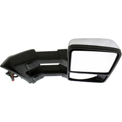 KOOL VUE MIRRORSF-SERIES SUPER DUTY 10-10 TOWING MIRROR RH, Power, Power Folding, Heated, Chrome/Paintable, 2 Caps, w/ Auto Extend, Memory, and Signal Light, w/ Side Marker