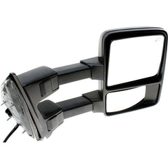 KOOL VUE MIRRORSF-SERIES SUPER DUTY 10-10 TOWING MIRROR RH, Power, Power Folding, Heated, Chrome/Paintable, 2 Caps, w/ Auto Extend, Memory, and Signal Light, w/ Side Marker