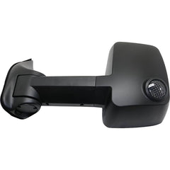 KOOL VUE MIRRORSECONOLINE VAN 92-14 TOWING MIRROR LH, Manual Adjust, Manual Folding, Non-Heated, Textured, No Auto-dimming, BSD, In-housing Signal Light, and Memory, 4-Bolt Mount