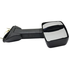 KOOL VUE MIRRORSECONOLINE VAN 92-14 TOWING MIRROR LH, Manual Adjust, Manual Folding, Non-Heated, Textured, No Auto-dimming, BSD, In-housing Signal Light, and Memory, 4-Bolt Mount
