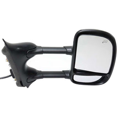 KOOL VUE MIRRORSF-SERIES SUPER DUTY 02-07/EXCURSION 00-05 TOWING MIRROR RH, Power, Manual Folding, Heated, Textured, Dual Glass, Double-Swing Type, w/ Signal Light