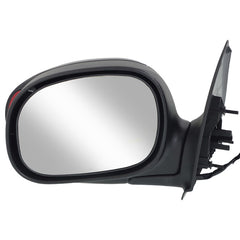KOOL VUE MIRRORSF-150 97-04/F-250 97-99 MIRROR LH, Power, Manual Folding, Non-Heated, Paintable, Contour Style, w/ Signal Light in Housing, Regular/SuperCab