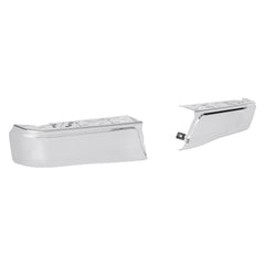 REAR 2-PC LEFT AND RIGHT BUMPER END SET [STEP BUMPER FACE BAR]
