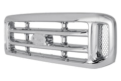 FRONT GRILLE -  ALL CHROME REPLACEMENT STYLE -  MADE OF PLASTIC