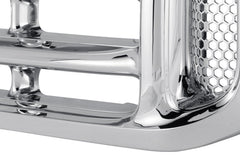FRONT GRILLE -  ALL CHROME REPLACEMENT STYLE -  MADE OF PLASTIC