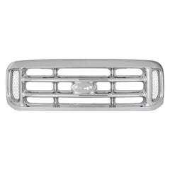 FRONT GRILLE -  ALL CHROME REPLACEMENT STYLE -  MADE OF PLASTIC