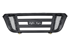 FRONT GRILLE -  FOR BASE AND XL MODELS -  TEXTURED BLACK H-BAR STYLE WITH