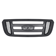 FRONT GRILLE -  FOR BASE AND XL MODELS -  TEXTURED BLACK H-BAR STYLE WITH