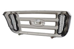 FRONT GRILLE -  FOR XLT MODELS -  CHROME H-BAR STYLE WITH SIDE NOSTRILS -