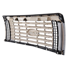 FRONT GRILLE -  FOR XLT AND XTR MODELS -  CHROME BILLET STYLE [6 NARROW - FO1200531 for Ford F-150 2010-2012