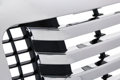 FRONT GRILLE -  FOR XLT AND XTR MODELS -  CHROME BILLET STYLE [6 NARROW - FO1200531 for Ford F-150 2010-2012