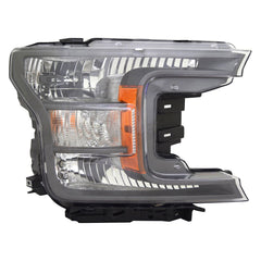 PASSENGER SIDE HALOGEN HEADLIGHT ASSEMBLY -  BLACK BEZEL -  [FO]