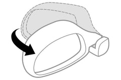 DRIVER SIDE POWER DOOR MIRROR -  FITS LXS TRIM -  WITH BLIND SPOT