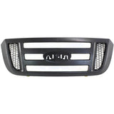 RANGER 06-11 GRILLE, Textured Dark Gray Shell, w/ Black Inner Grille, XL/XLT Models, w/o STX Model