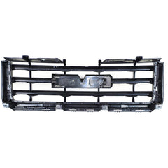 SIERRA 1500 07-13 GRILLE, Textured Black Shell and Insert, (Exc. Base/Denali Models), New Body Style