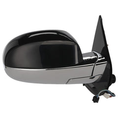 KOOL VUE MIRRORSESCALADE 07-14 MIRROR RH, Power, Power Folding, Heated, Chrome Body w/ Paintable Cap, w/ Signal Light and Memory, No Auto-dimming and BSD