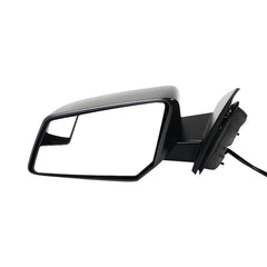 KOOL VUE MIRRORSACADIA 13-15 MIRROR LH, Power, Non-Heated, Manual Folding, Textured Black, w/ Blind Spot Glass, No Auto-dimming, Memory, and Signal Light