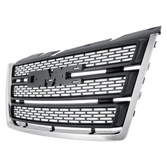 FRONT GRILLE -  FOR SL/SLT AND SLE MODELS -  MATTE BLACK WITH CHROME
