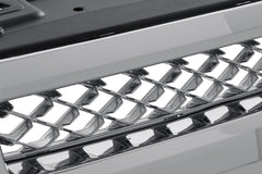 FRONT GRILLE -  1500 SERIES -  CHROME FRAME WITH CHROME INSERT -  WILL NOT