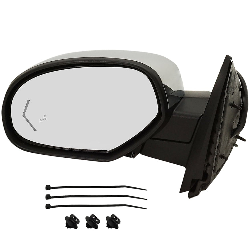 KOOL VUE MIRRORSSUBURBAN/TAHOE 07-14 MIRROR LH, Power, Power Folding, Heated, Chrome, w/ BSD, Memory, and Signal Light
