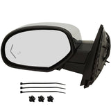 KOOL VUE MIRRORSSUBURBAN/TAHOE 07-14 MIRROR LH, Power, Power Folding, Heated, Chrome, w/ BSD, Memory, and Signal Light