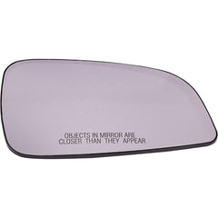 MALIBU 08-12/AURA 07-09 MIRROR GLASS RH, Heated, w/ Backing Plate, (Malibu, LTZ Model)