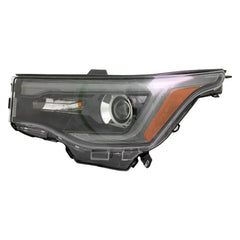 DRIVER SIDE HALOGEN HEADLIGHT ASSEMBLY -  WITH LED DAYTIME RUNNING