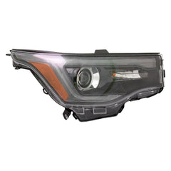 PASSENGER SIDE HALOGEN HEADLIGHT ASSEMBLY -  WITH LED DAYTIME RUNNING