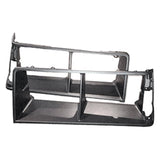 HEAD LIGHT BEZEL PAIR BLACK PLASTIC