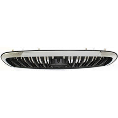 SONATA 02-04 GRILLE, Chrome Shell/Painted Black Insert