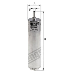 Hengst® H337WK - Fuel Filter