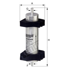 Hengst® H396WK - In-Line Fuel Filter 
