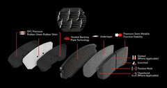 DFC® 1214-1842-00 - Heavy Duty Semi-Metallic Front Disc Brake Pads