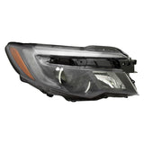 PASSENGER SIDE HEADLIGHT ASSEMBLY -  LED LOW BEAM/HALOGEN HIGH BEAM -