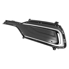 DRIVER SIDE FOG LIGHT COVER [ASSEMBLY] FOR 2.4 LITER -  BLACK WITH