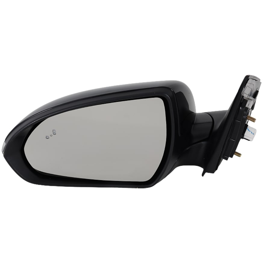 KOOL VUE MIRRORSELANTRA 19-20 MIRROR LH, Power, Manual Folding, Heated, Paintable, w/ BSD, In-housing Signal Light, and Memory, No Auto-dimming, Korea Built Vehicle