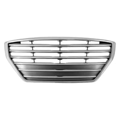 FRONT GRILLE -  FOR SEDAN MODELS -  PAINTED SILVER WITH SATIN CHROME -