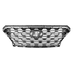 FRONT GRILLE -  FOR USE WITHOUT CAMERA -  GRAY/SATIN CHROME -  WILL NOT